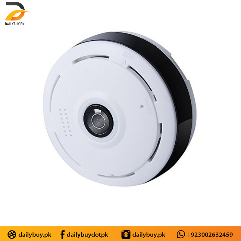 Panoramic Fish Eye CCTV WiFi Camera - Black & White
