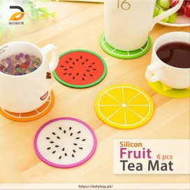 Fruit Tea Mats Pack of 6 (Silicon)
